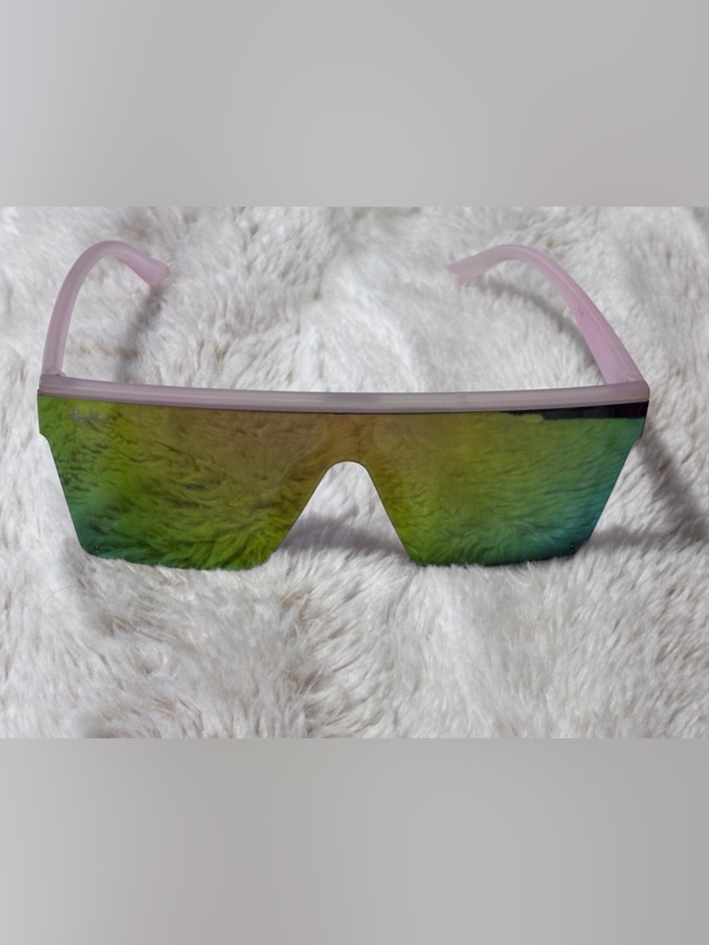 Custom Ray-Ban Pink/Purple Frame Polarized Sunglasses